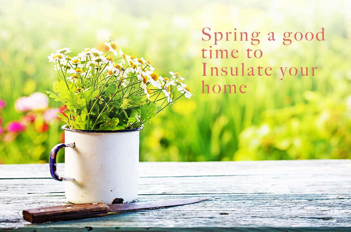 Spring is the best time to insulate your home